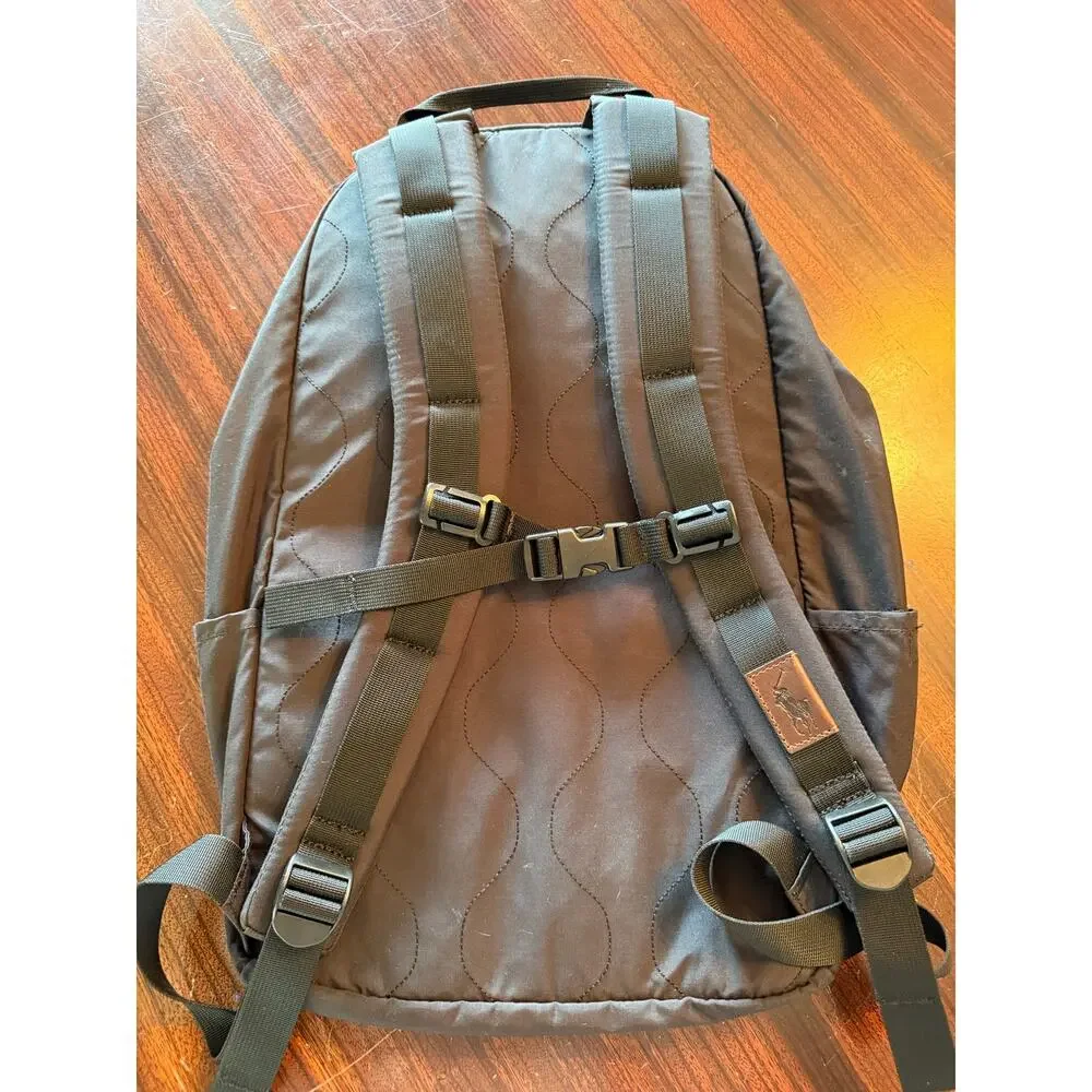 Polo Ralph Lauren Black Lightweight Outdoors Mountain Hiking Backpack